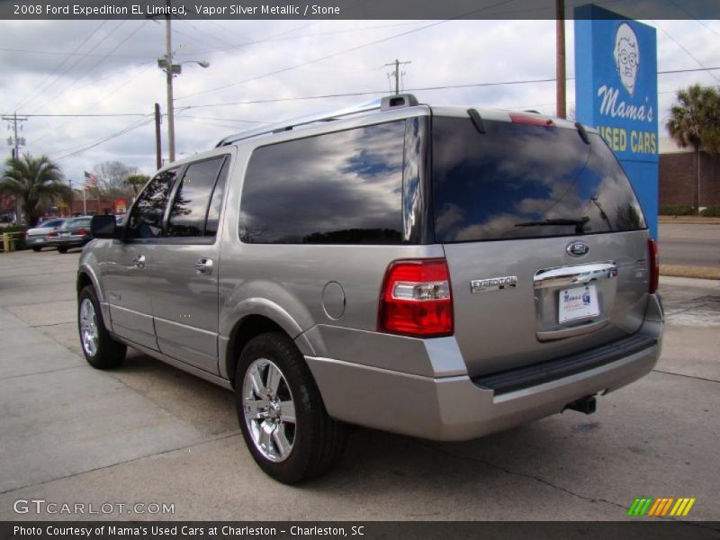 Vapor Silver Metallic / Stone 2008 Ford Expedition EL Limited