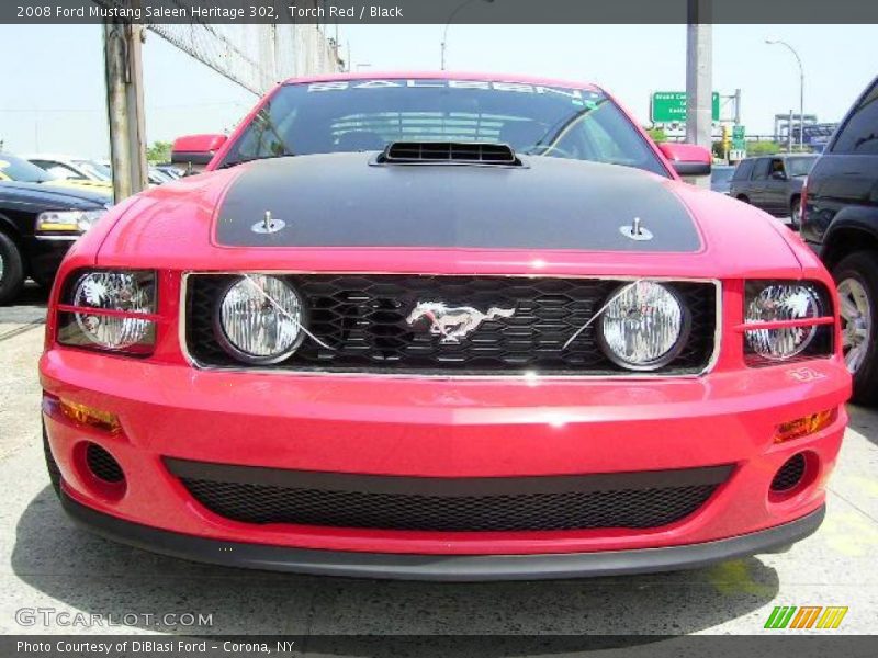 Torch Red / Black 2008 Ford Mustang Saleen Heritage 302
