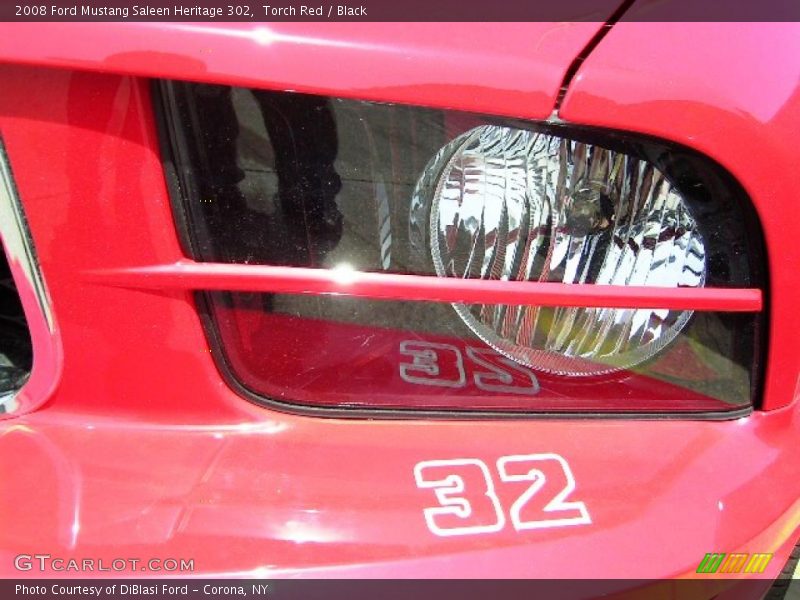 Torch Red / Black 2008 Ford Mustang Saleen Heritage 302