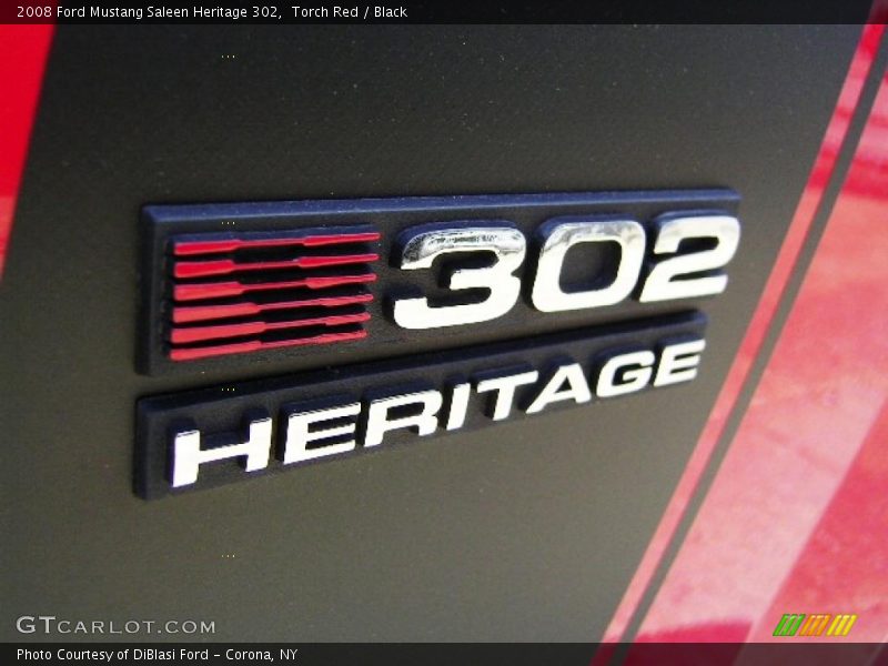 Torch Red / Black 2008 Ford Mustang Saleen Heritage 302