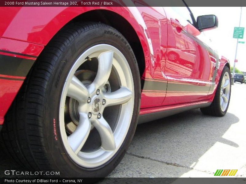 Torch Red / Black 2008 Ford Mustang Saleen Heritage 302
