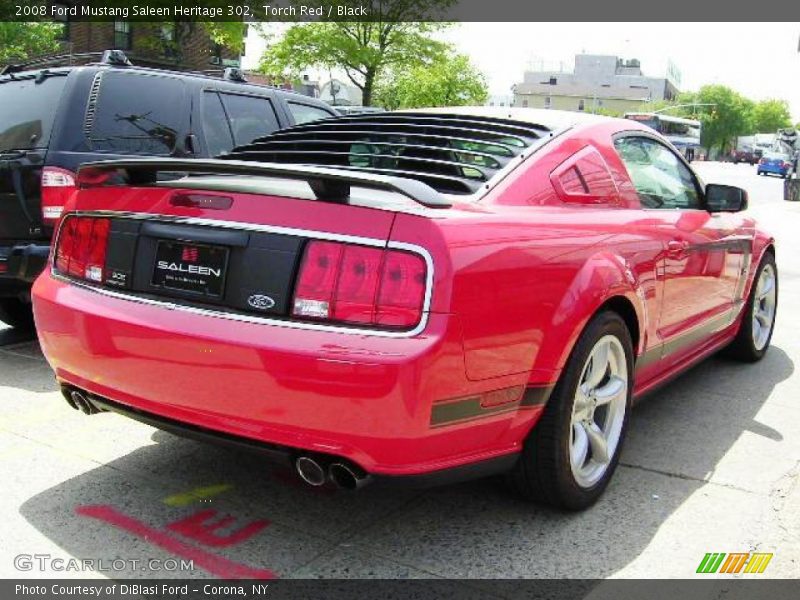 Torch Red / Black 2008 Ford Mustang Saleen Heritage 302