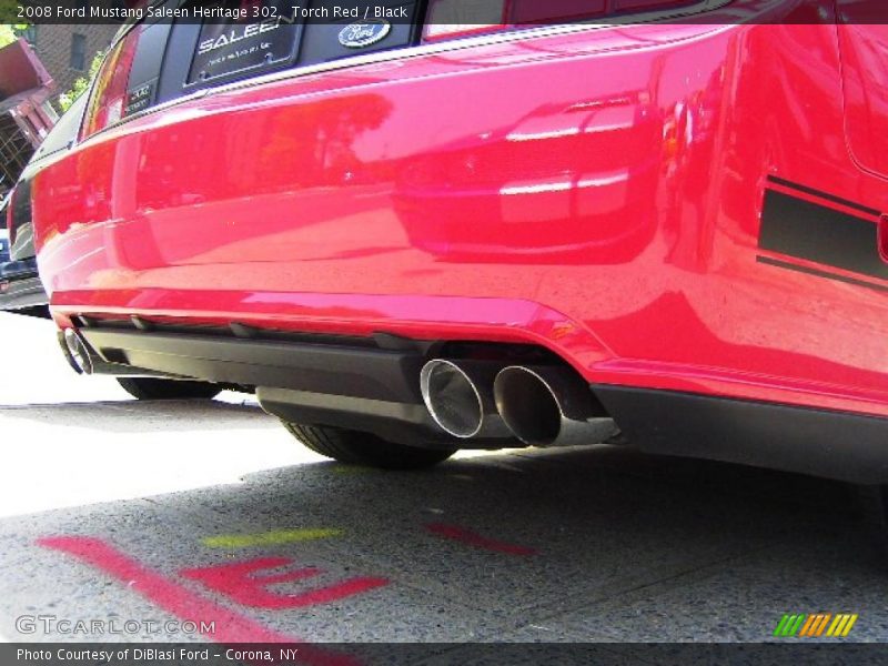 Torch Red / Black 2008 Ford Mustang Saleen Heritage 302