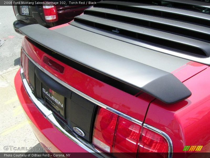 Torch Red / Black 2008 Ford Mustang Saleen Heritage 302