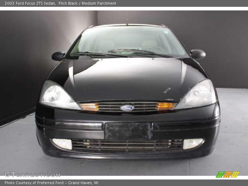 Pitch Black / Medium Parchment 2003 Ford Focus ZTS Sedan