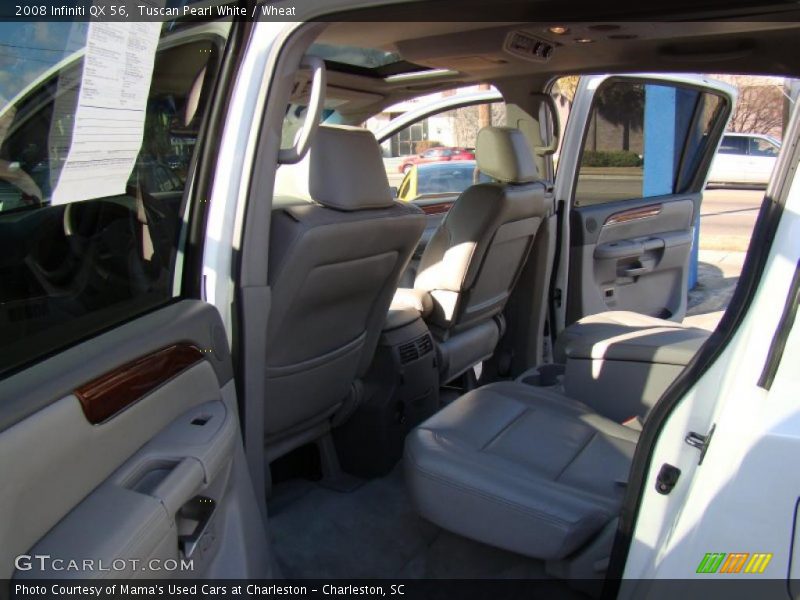 Tuscan Pearl White / Wheat 2008 Infiniti QX 56