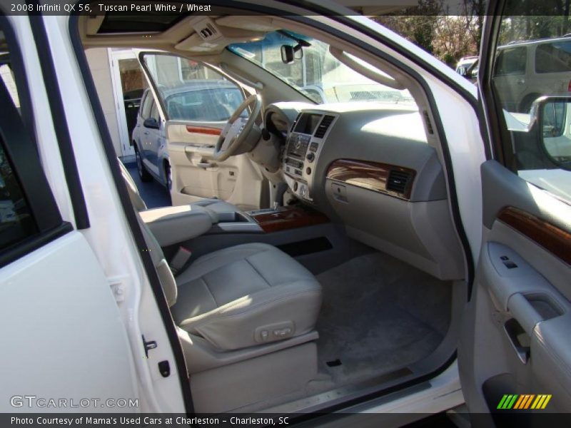 Tuscan Pearl White / Wheat 2008 Infiniti QX 56