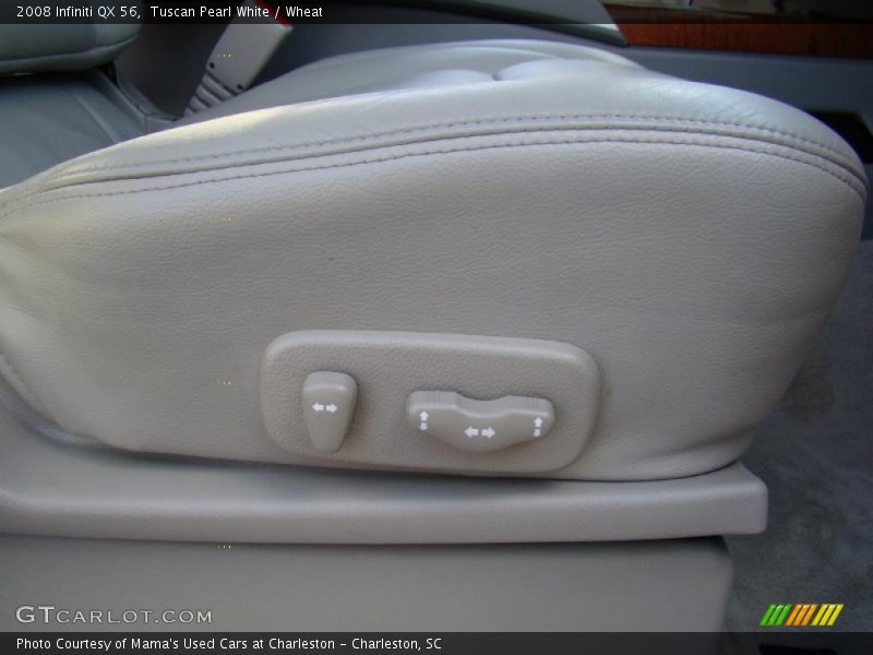Tuscan Pearl White / Wheat 2008 Infiniti QX 56
