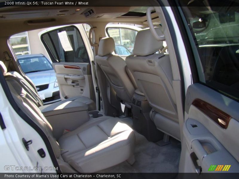 Tuscan Pearl White / Wheat 2008 Infiniti QX 56