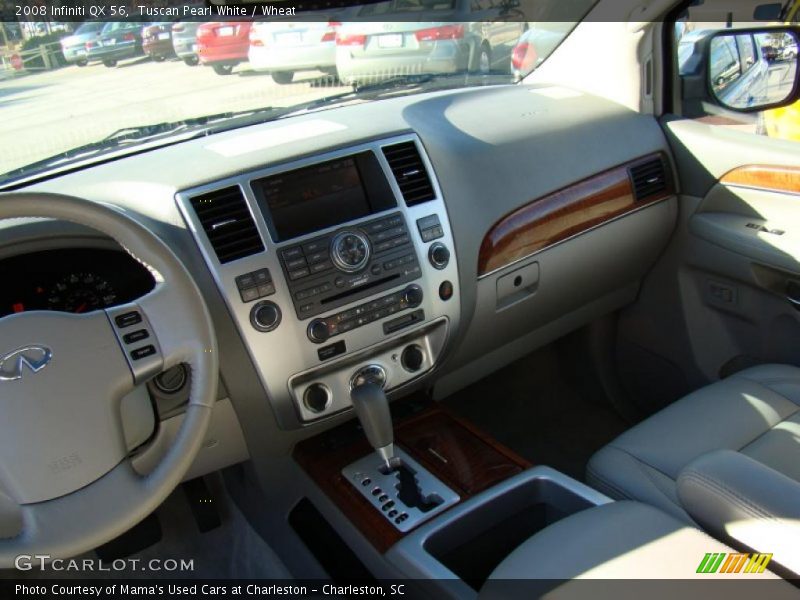 Tuscan Pearl White / Wheat 2008 Infiniti QX 56