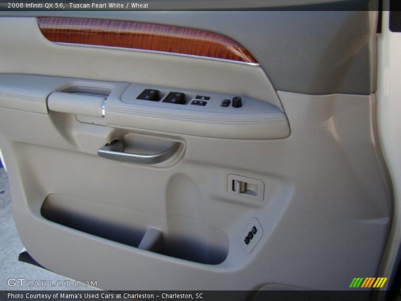 Tuscan Pearl White / Wheat 2008 Infiniti QX 56