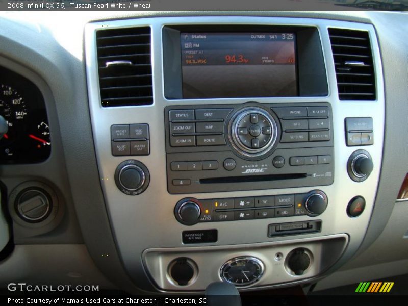 Tuscan Pearl White / Wheat 2008 Infiniti QX 56