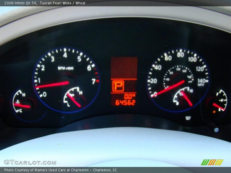 Tuscan Pearl White / Wheat 2008 Infiniti QX 56