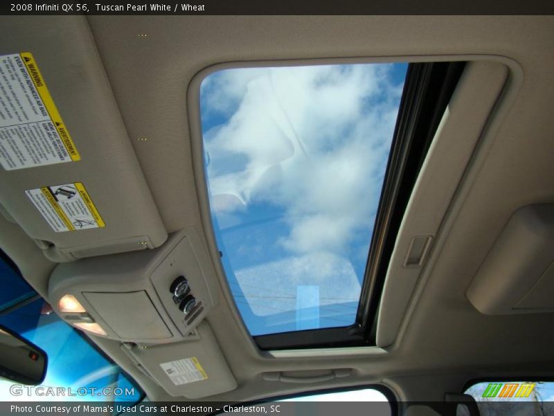 Tuscan Pearl White / Wheat 2008 Infiniti QX 56