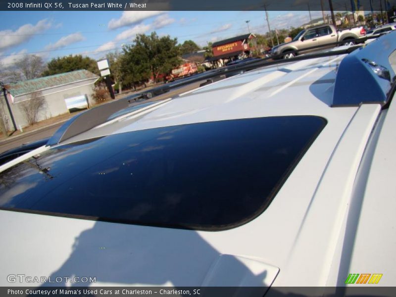 Tuscan Pearl White / Wheat 2008 Infiniti QX 56