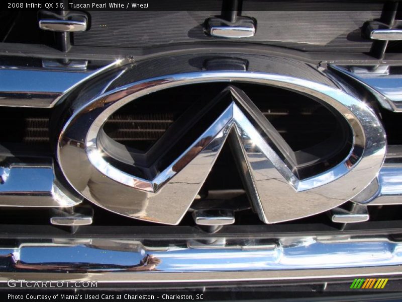 Tuscan Pearl White / Wheat 2008 Infiniti QX 56