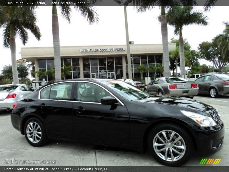 Black Obsidian / Stone 2009 Infiniti G 37 Sedan