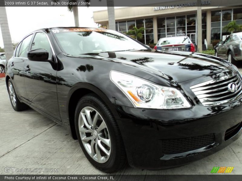 Black Obsidian / Stone 2009 Infiniti G 37 Sedan