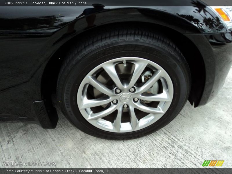 Black Obsidian / Stone 2009 Infiniti G 37 Sedan