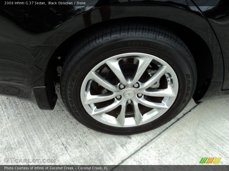 Black Obsidian / Stone 2009 Infiniti G 37 Sedan
