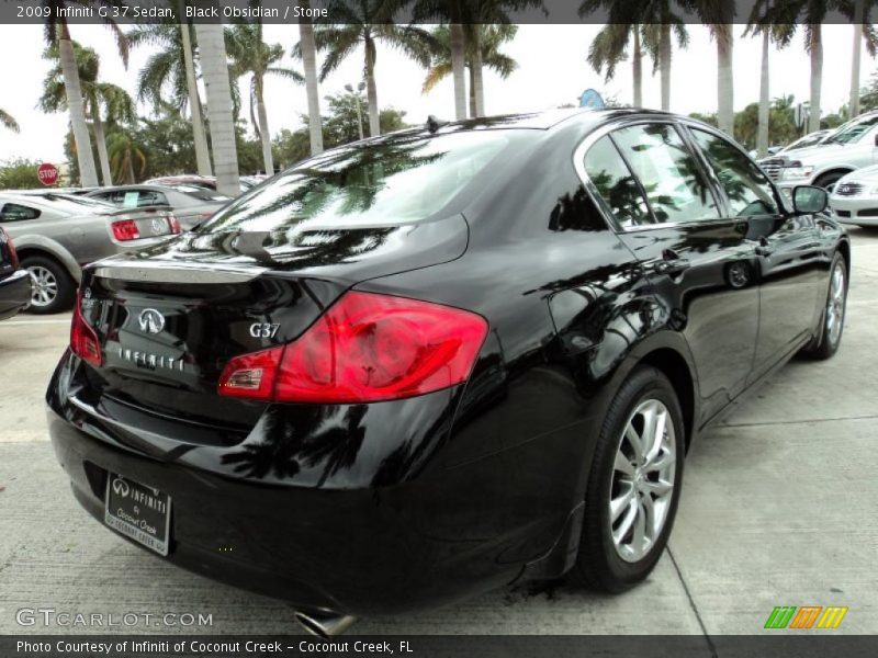 Black Obsidian / Stone 2009 Infiniti G 37 Sedan