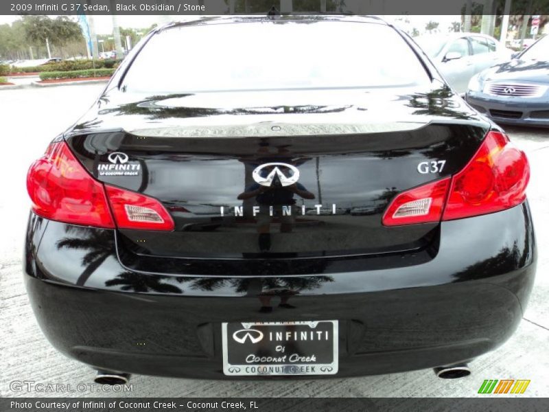 Black Obsidian / Stone 2009 Infiniti G 37 Sedan