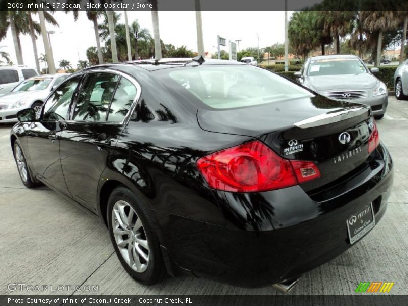 Black Obsidian / Stone 2009 Infiniti G 37 Sedan