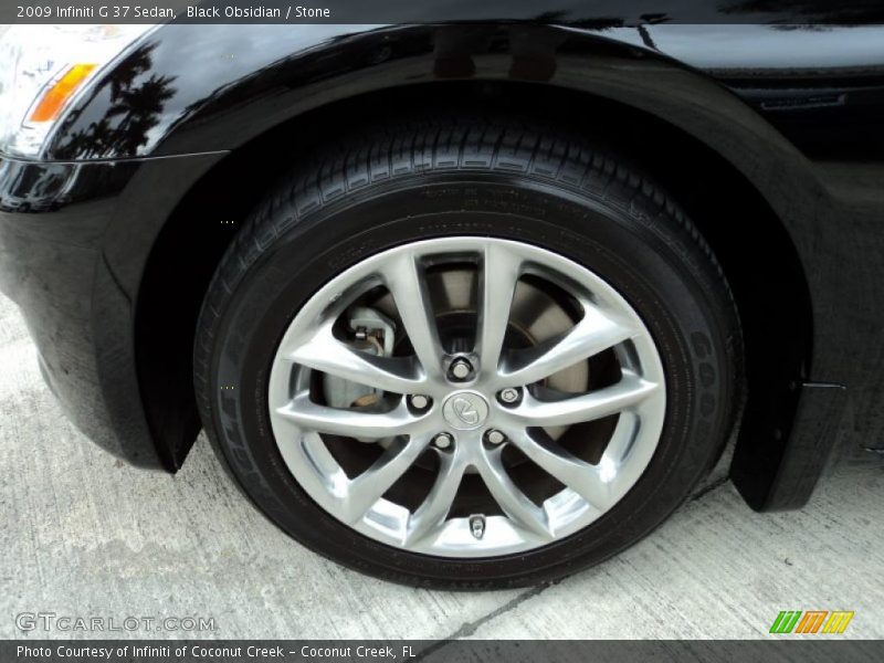 Black Obsidian / Stone 2009 Infiniti G 37 Sedan