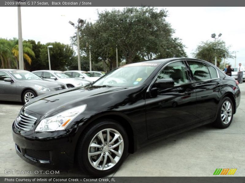 Black Obsidian / Stone 2009 Infiniti G 37 Sedan