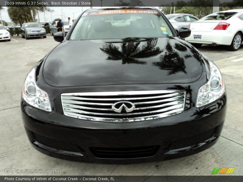 Black Obsidian / Stone 2009 Infiniti G 37 Sedan