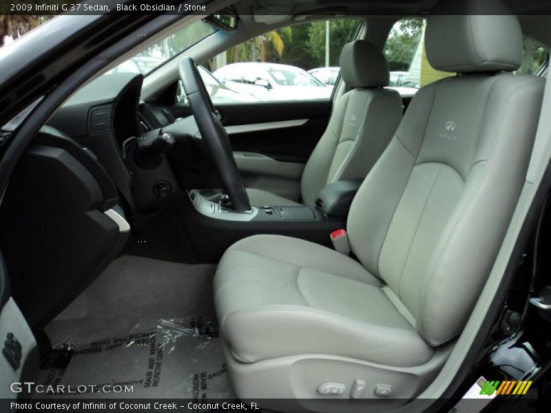 Black Obsidian / Stone 2009 Infiniti G 37 Sedan