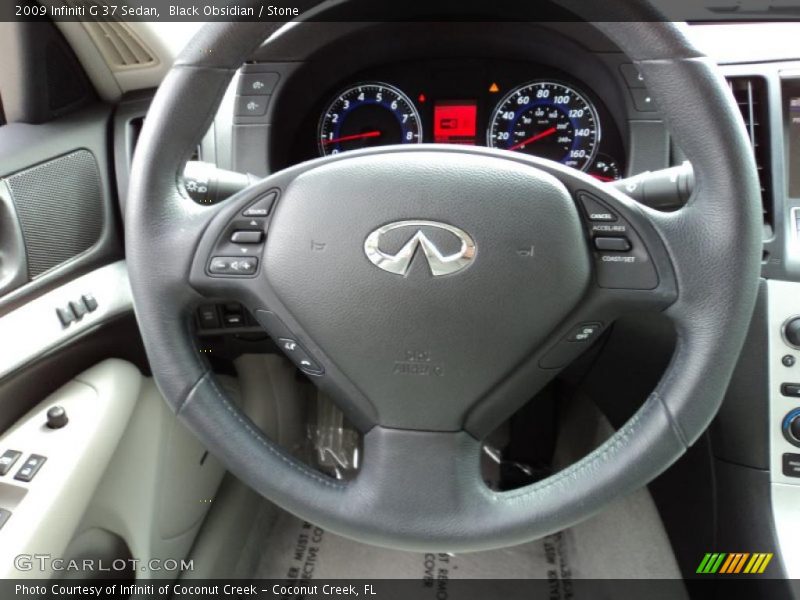 Black Obsidian / Stone 2009 Infiniti G 37 Sedan