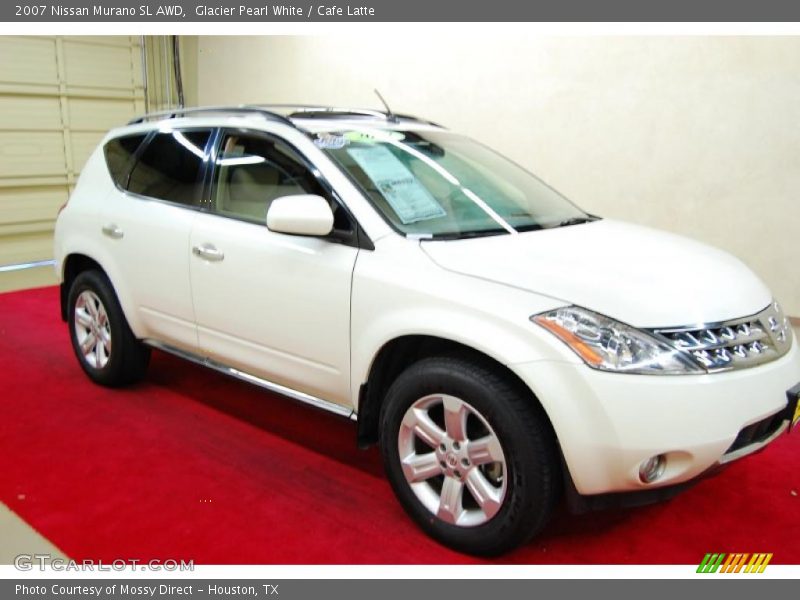 Glacier Pearl White / Cafe Latte 2007 Nissan Murano SL AWD