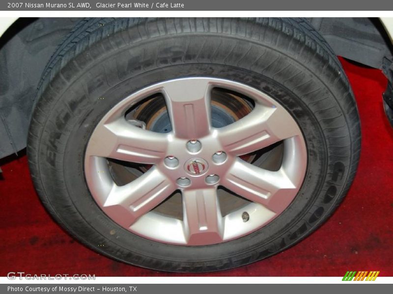 Glacier Pearl White / Cafe Latte 2007 Nissan Murano SL AWD
