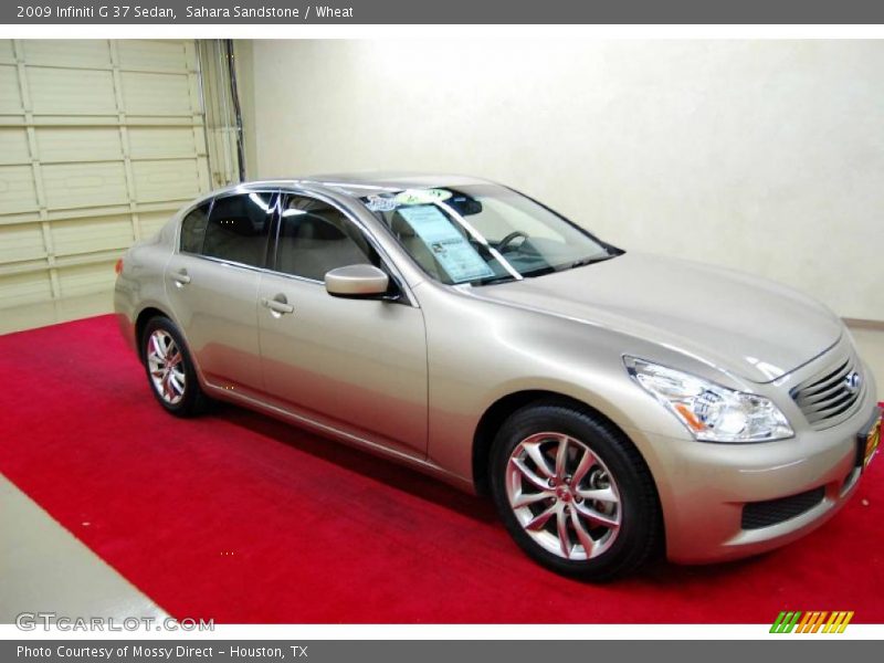 Sahara Sandstone / Wheat 2009 Infiniti G 37 Sedan