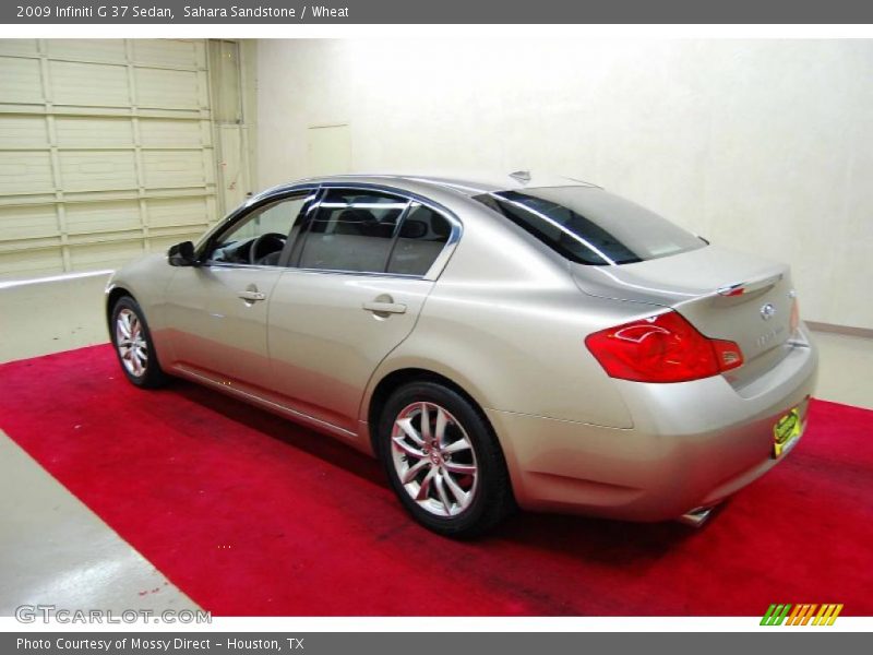 Sahara Sandstone / Wheat 2009 Infiniti G 37 Sedan