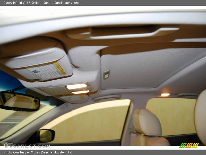 Sahara Sandstone / Wheat 2009 Infiniti G 37 Sedan