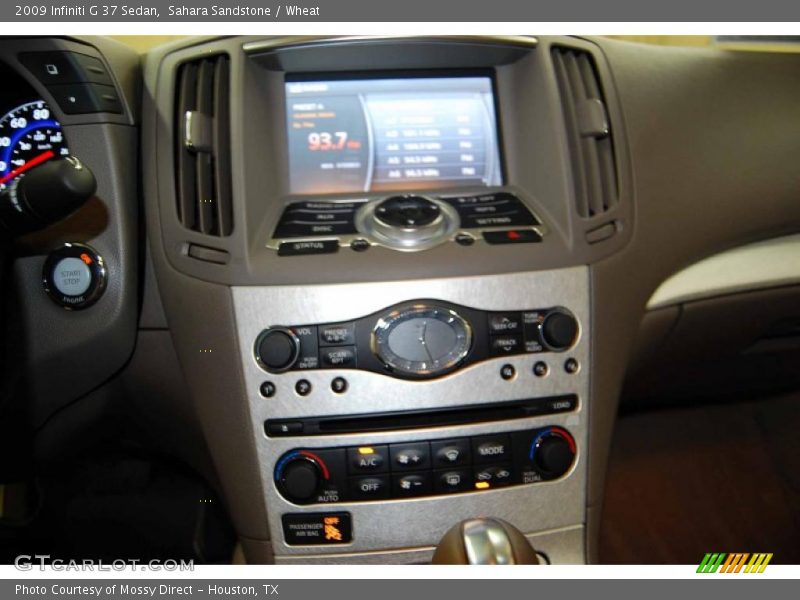 Sahara Sandstone / Wheat 2009 Infiniti G 37 Sedan