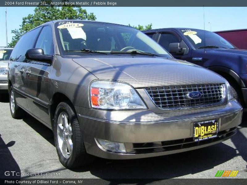 Arizona Beige Metallic / Pebble Beige 2004 Ford Freestar SEL