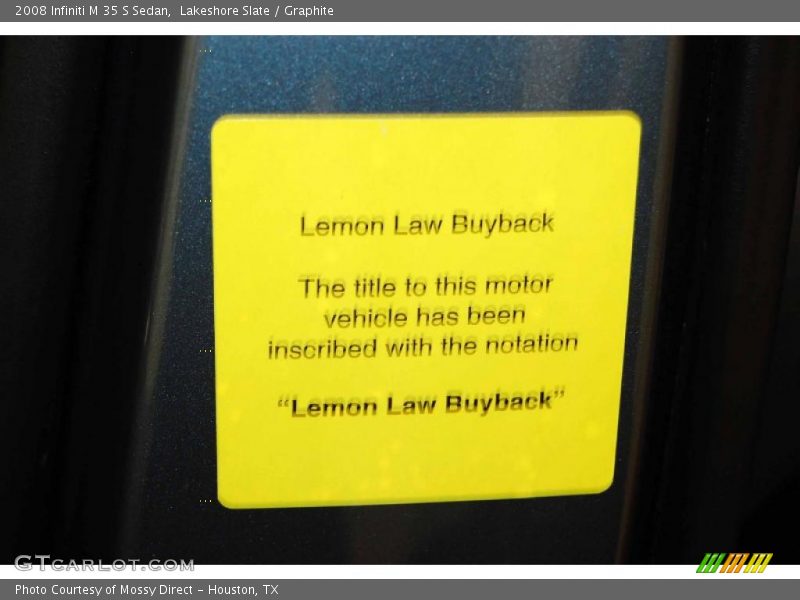 Lakeshore Slate / Graphite 2008 Infiniti M 35 S Sedan