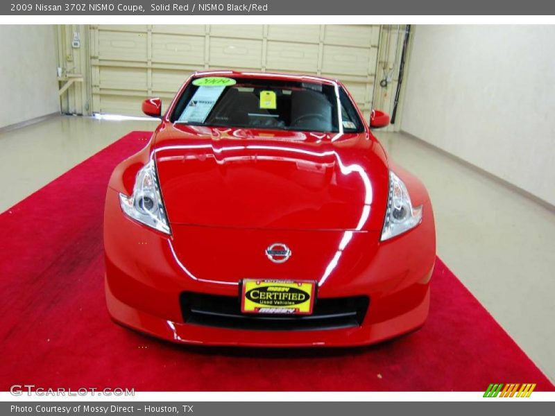 Solid Red / NISMO Black/Red 2009 Nissan 370Z NISMO Coupe