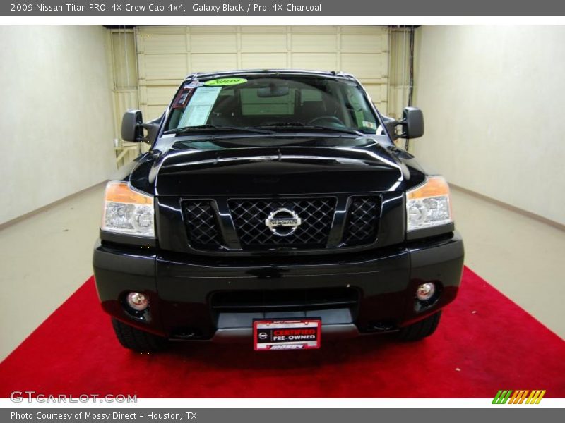 Galaxy Black / Pro-4X Charcoal 2009 Nissan Titan PRO-4X Crew Cab 4x4