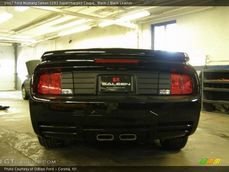 Black / Black Leather 2007 Ford Mustang Saleen S281 Supercharged Coupe