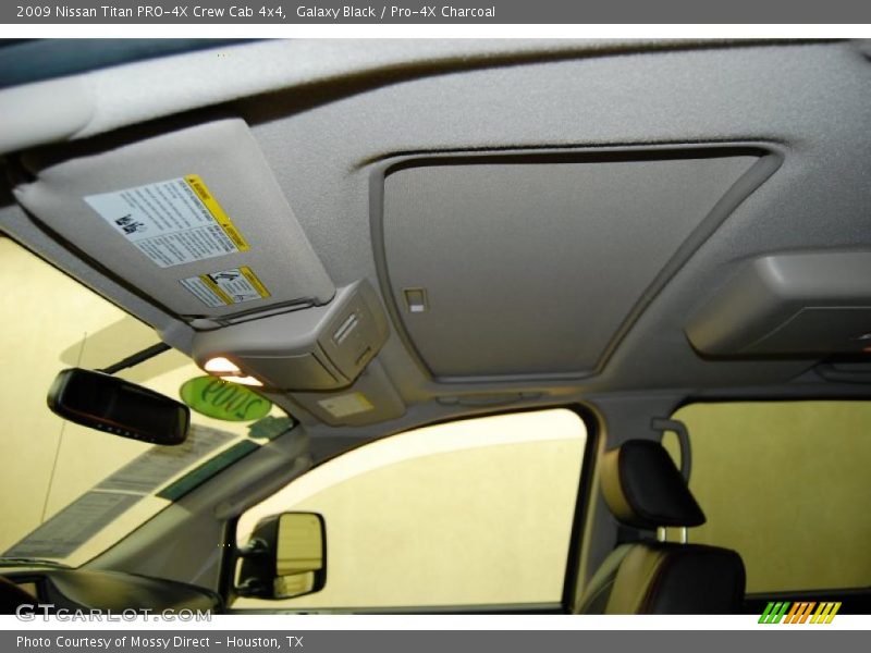 Galaxy Black / Pro-4X Charcoal 2009 Nissan Titan PRO-4X Crew Cab 4x4