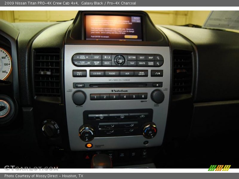 Galaxy Black / Pro-4X Charcoal 2009 Nissan Titan PRO-4X Crew Cab 4x4