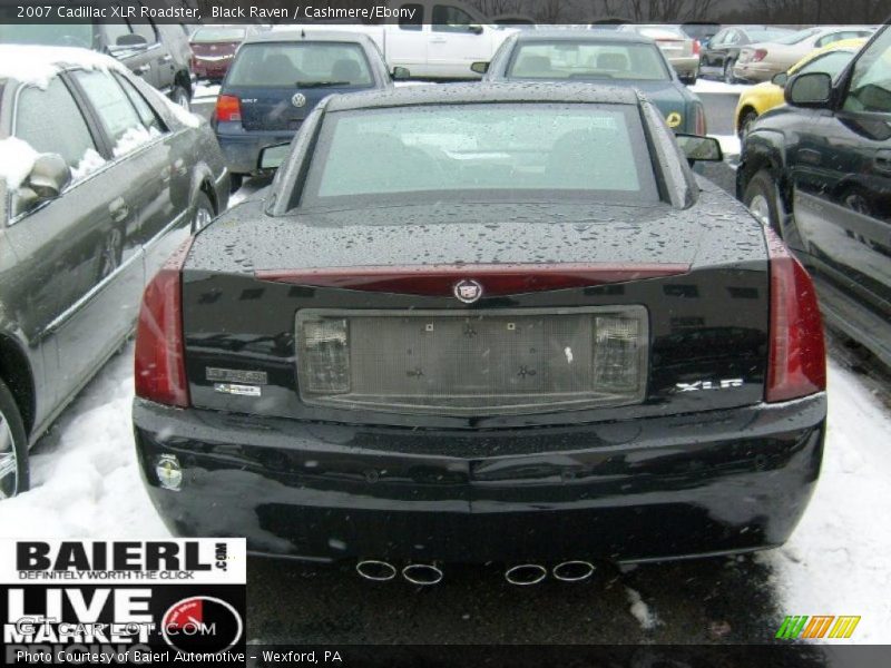Black Raven / Cashmere/Ebony 2007 Cadillac XLR Roadster