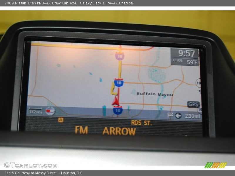 Navigation of 2009 Titan PRO-4X Crew Cab 4x4