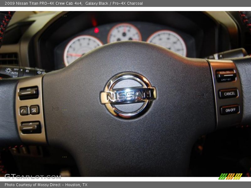Galaxy Black / Pro-4X Charcoal 2009 Nissan Titan PRO-4X Crew Cab 4x4
