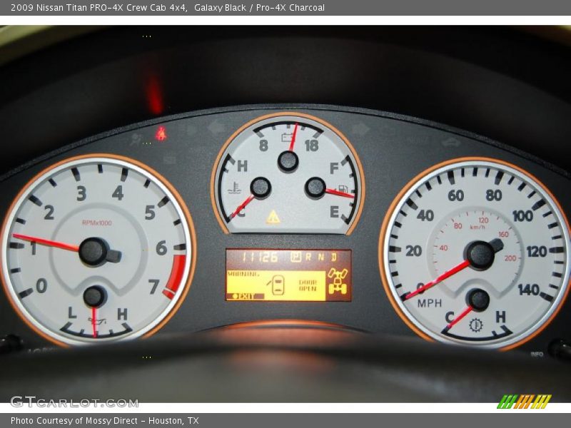  2009 Titan PRO-4X Crew Cab 4x4 PRO-4X Crew Cab 4x4 Gauges