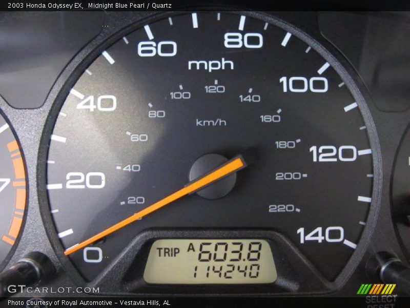 Midnight Blue Pearl / Quartz 2003 Honda Odyssey EX